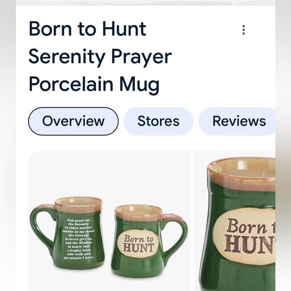 Burton & Burton Born to Hunt Ceramic Coffee Mug - Picture 1 of 6